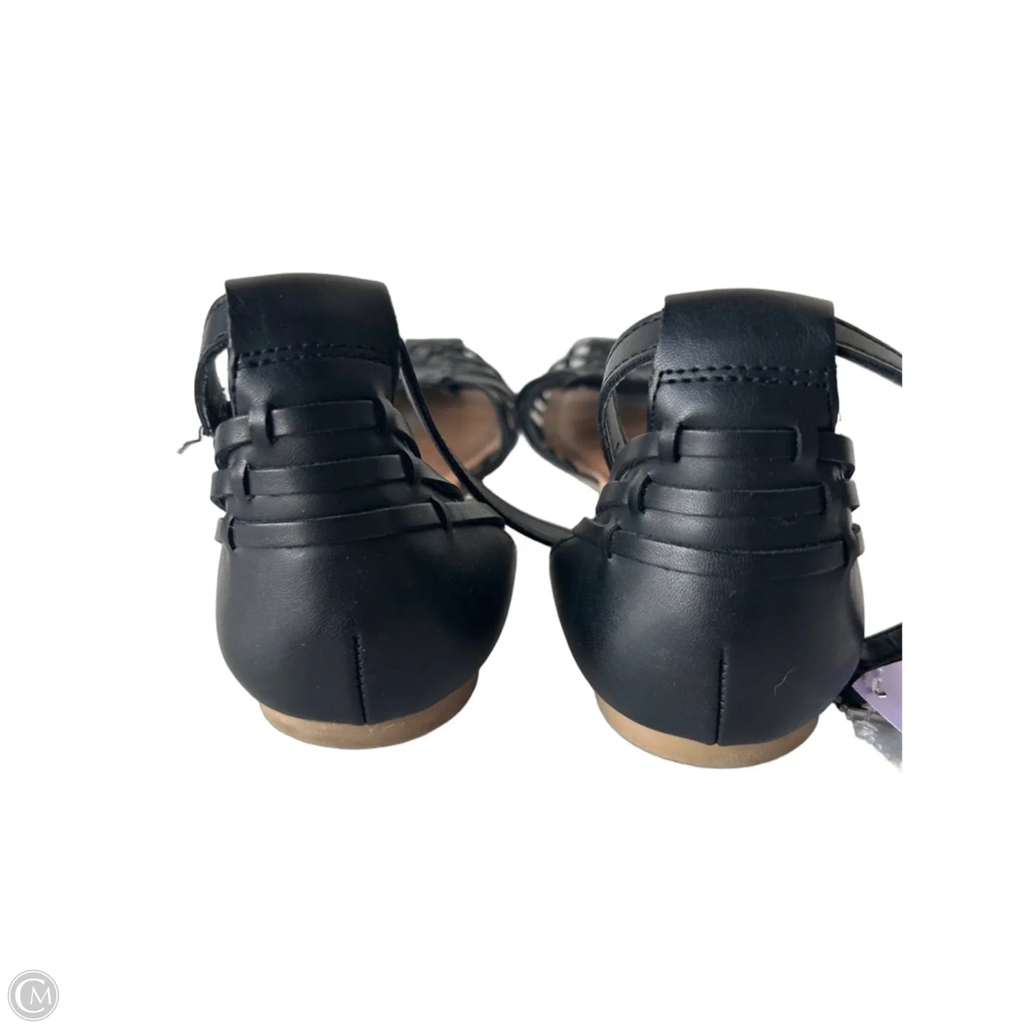 Sandals Flats By Steve Madden In Black, Size: 9