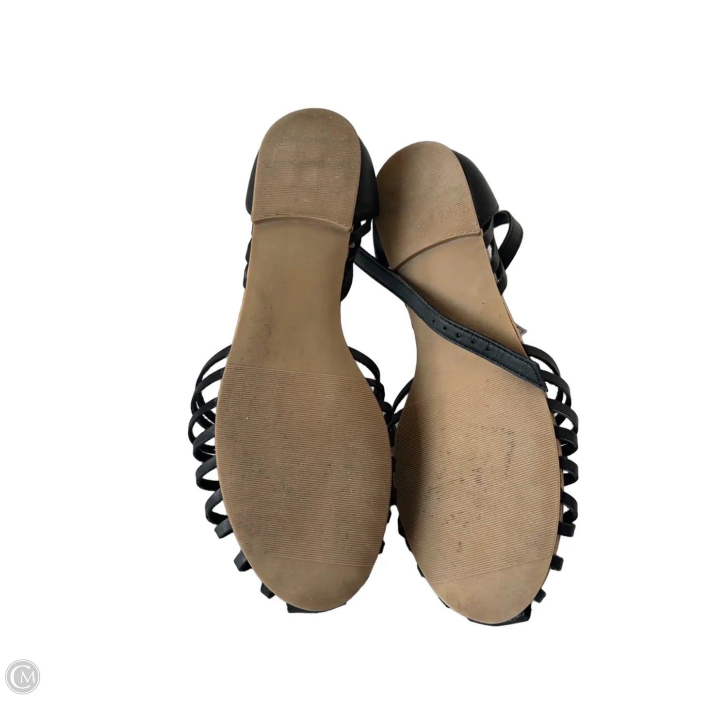 Sandals Flats By Steve Madden In Black, Size: 9