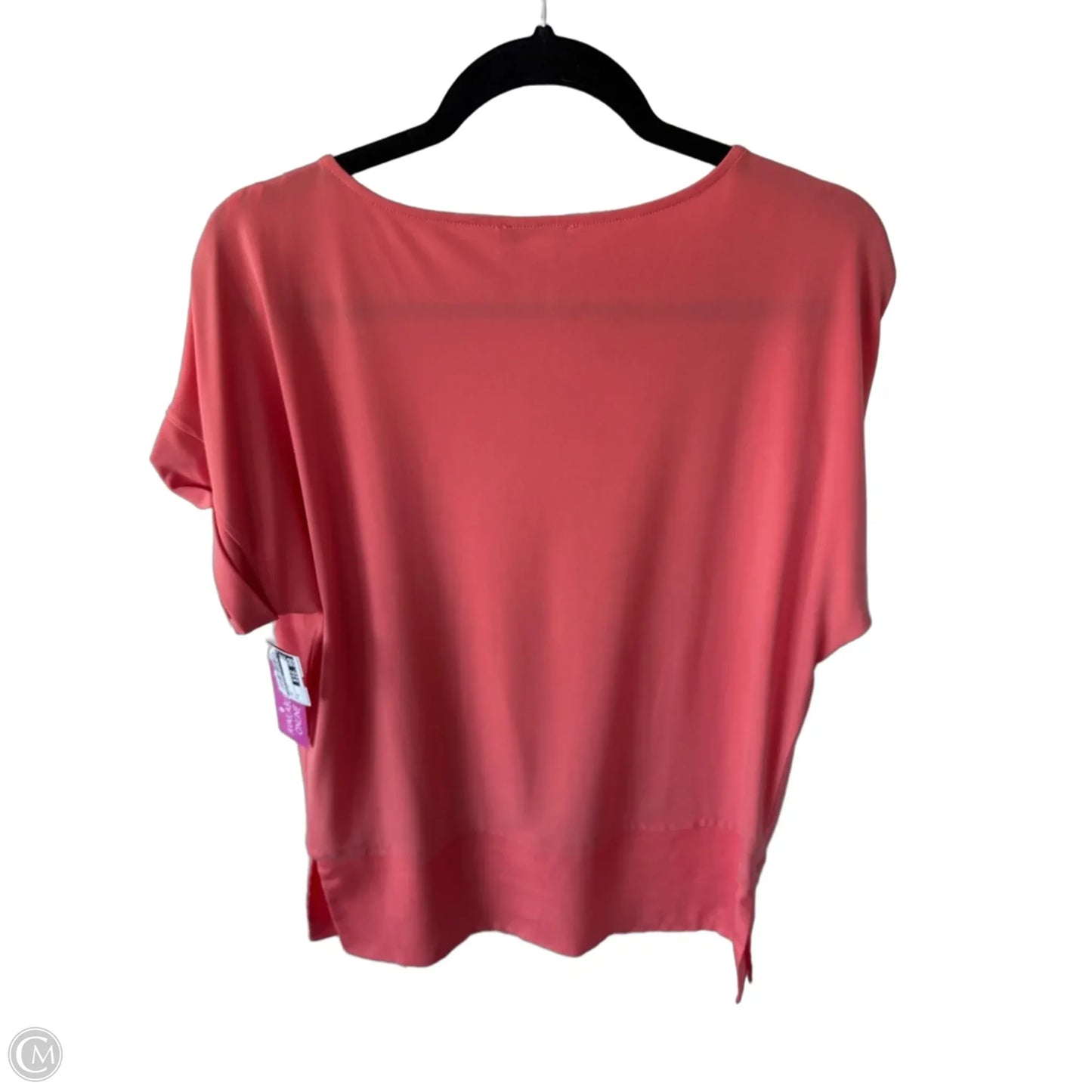 Tunic Short Sleeve By Calvin Klein In Coral, Size: M