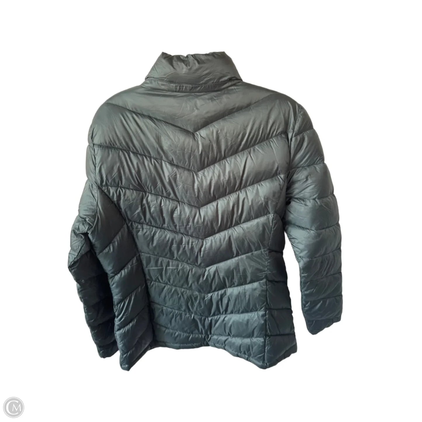 Jacket Puffer & Quilted By Charter Club In Green, Size: M