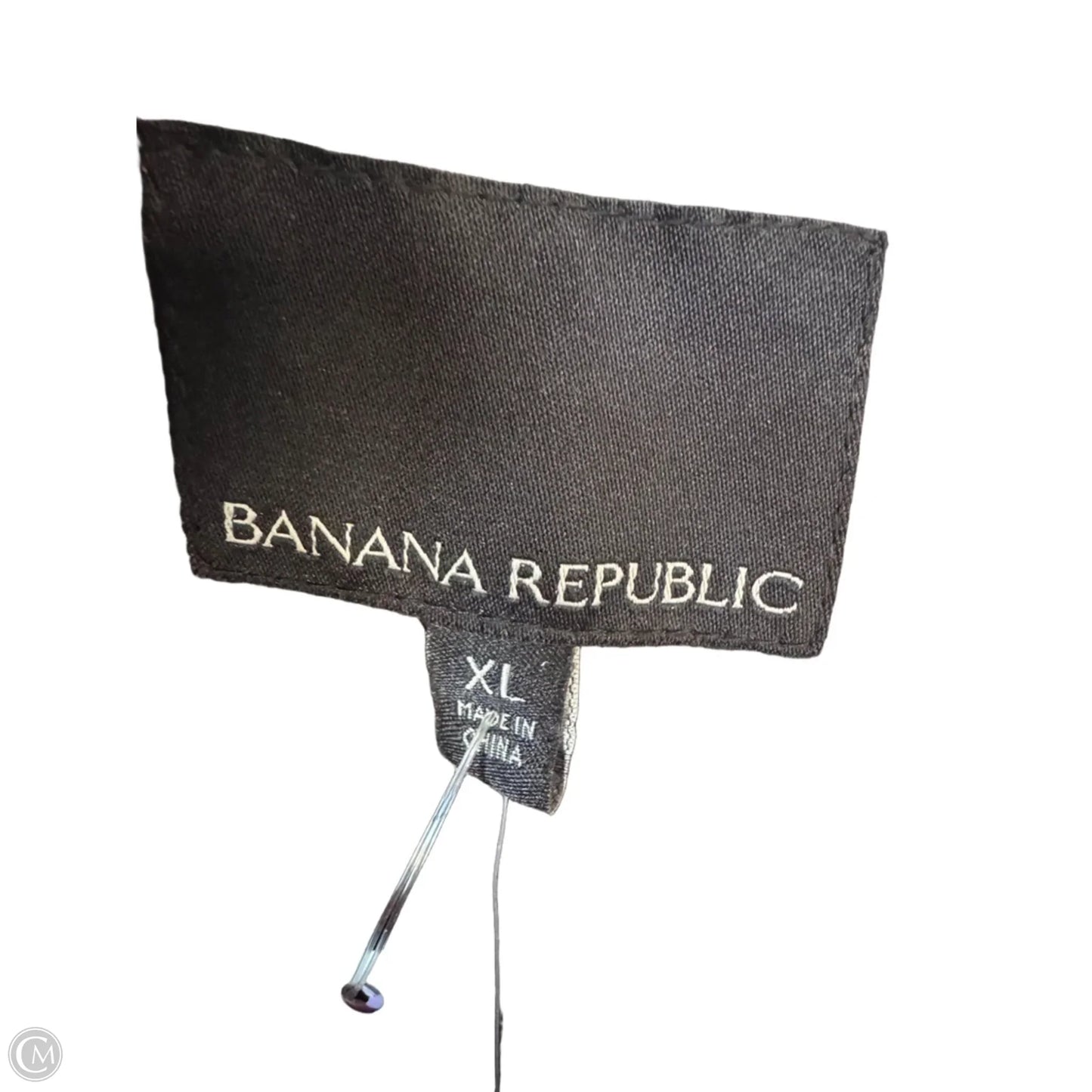 Jacket Leather By Banana Republic In Brown, Size: Xl