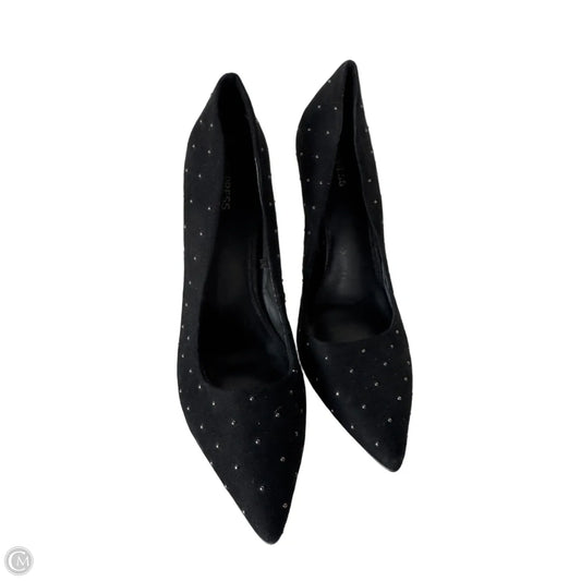 Shoes Heels Stiletto By Express In Black & Gold, Size: 10