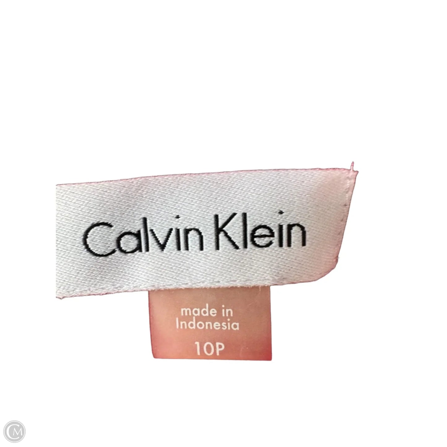 Dress Work By Calvin Klein In Red, Size: Mp