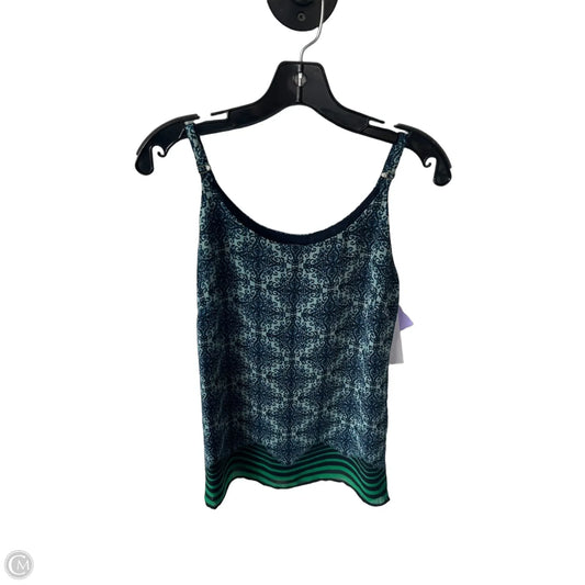 Top Sleeveless By Cabi In Blue & Green, Size: Xs