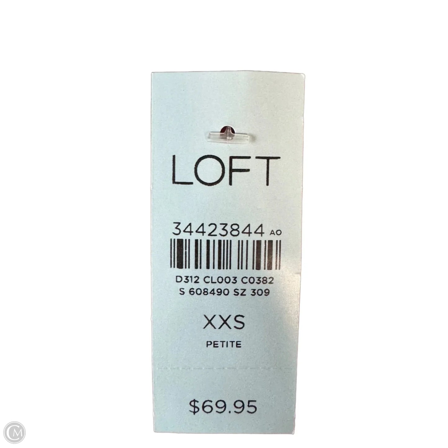 Top 2pc Sleeveless By Loft In Blue & White, Size: Xxsp