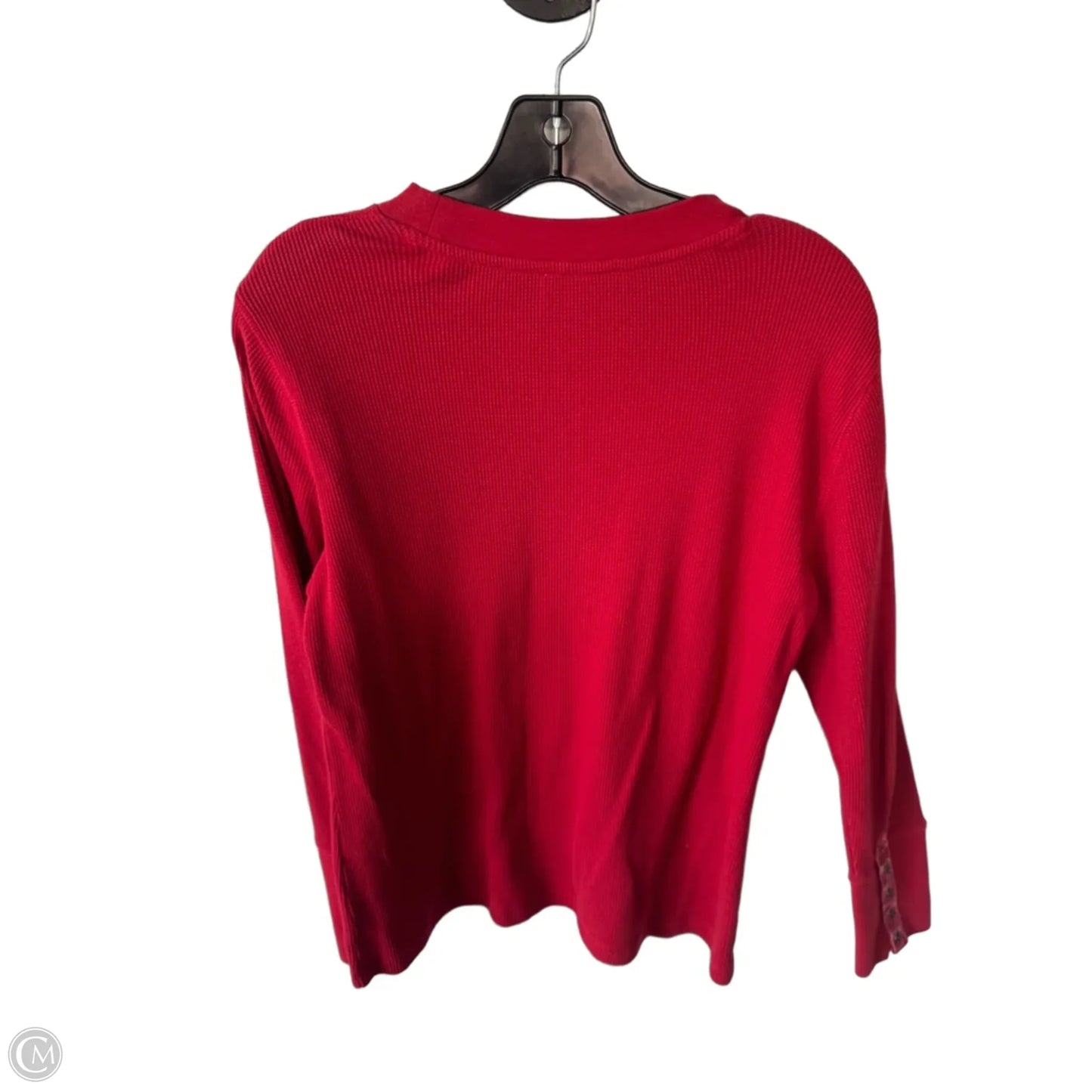 Top Long Sleeve By Sundance In Red, Size: L