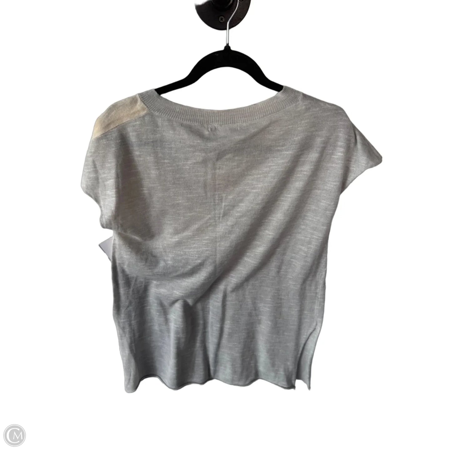 Vest Sweater By Andree By Unit In Grey & Tan, Size: S