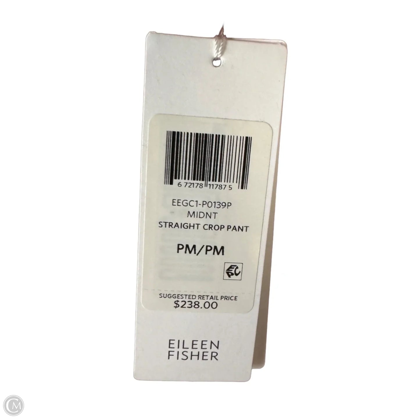 Pants Cropped By Eileen Fisher In Navy, Size: 8p