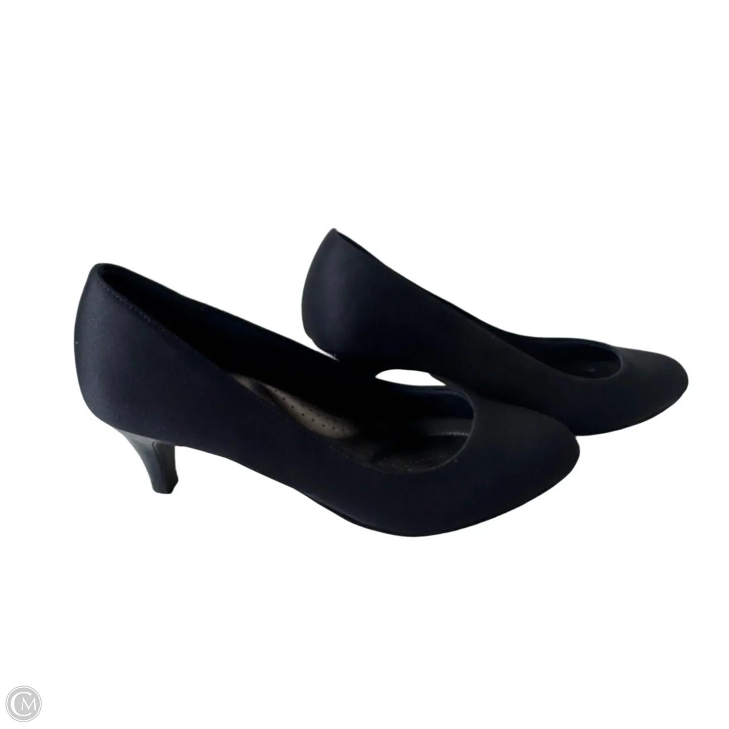 Shoes Heels Kitten By Abella In Black, Size: 8