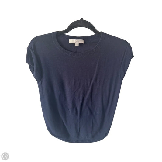 Vest Sweater By Loft In Navy, Size: Xsp