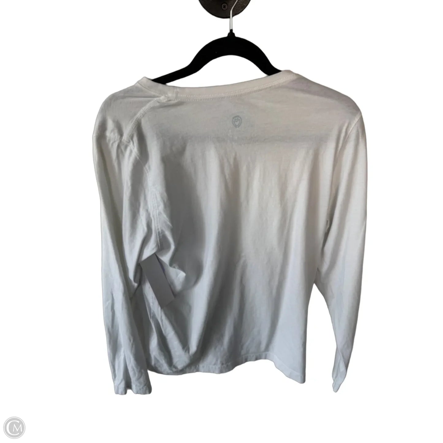 Top Long Sleeve Basic By Life Is Good In White, Size: M