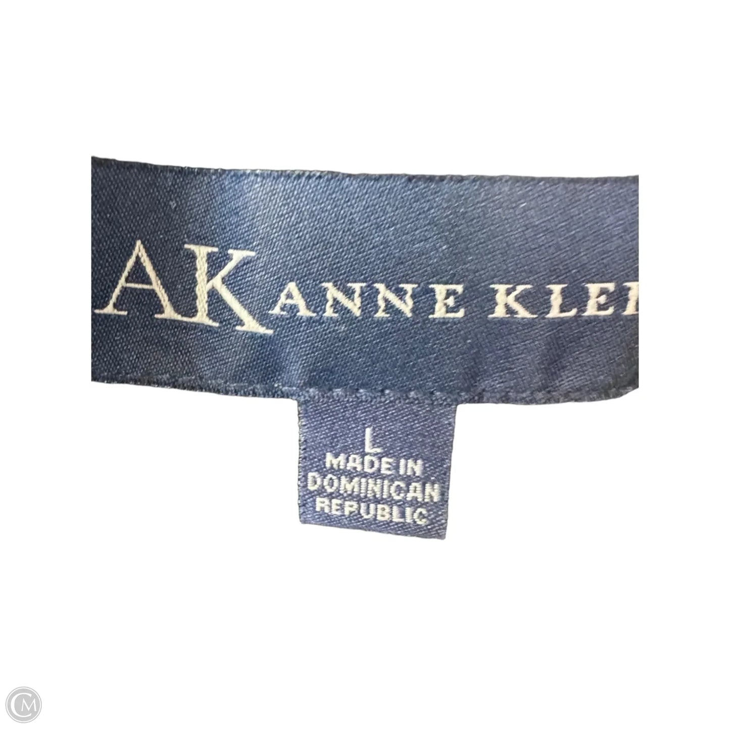 Coat Peacoat By Anne Klein In Grey, Size: L