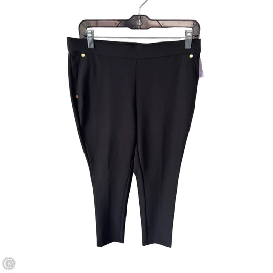 Pants Dress By Anne Klein In Black & Gold, Size: 8
