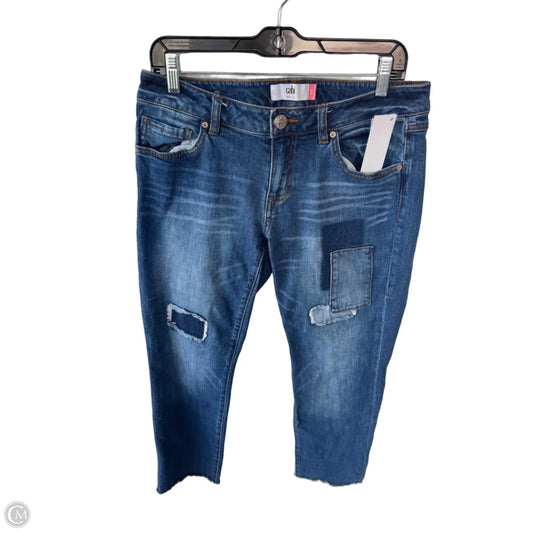Jeans Boyfriend By Cabi In Blue Denim, Size: 6