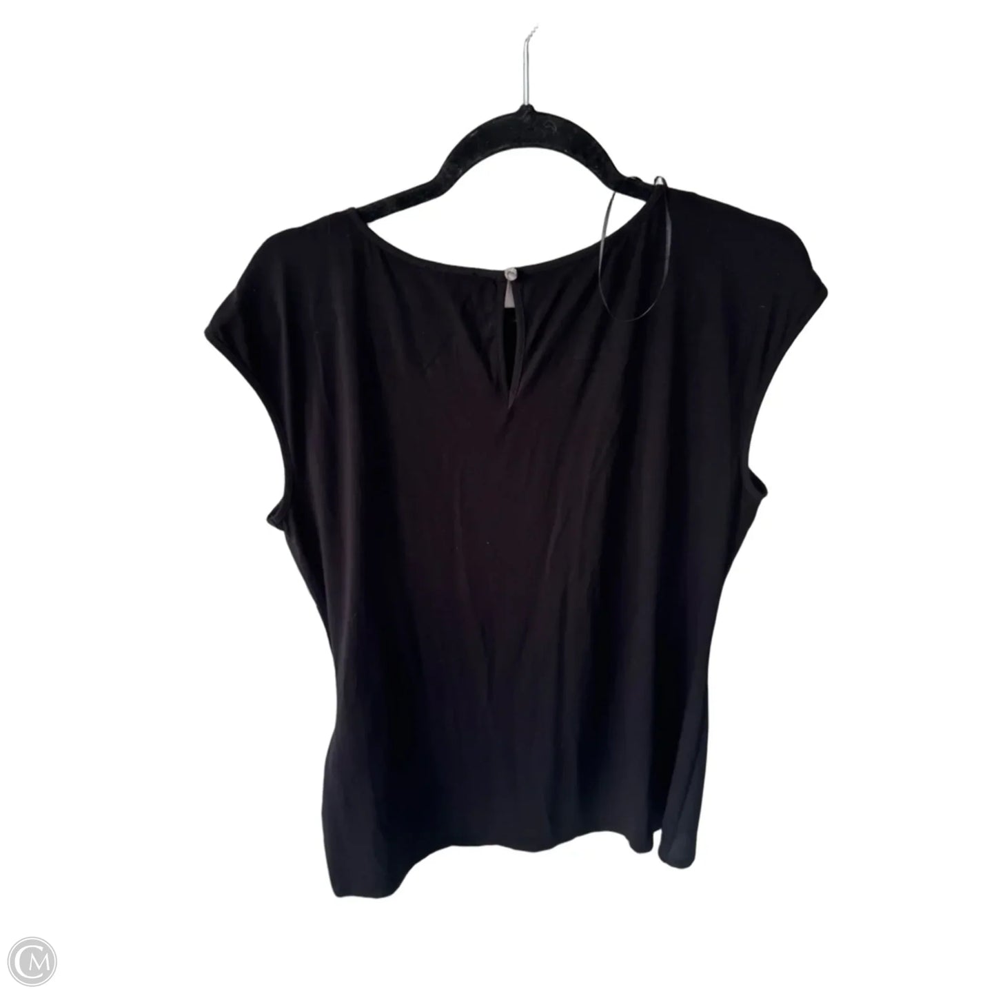 Blouse Sleeveless By Vince Camuto In Black, Size: S