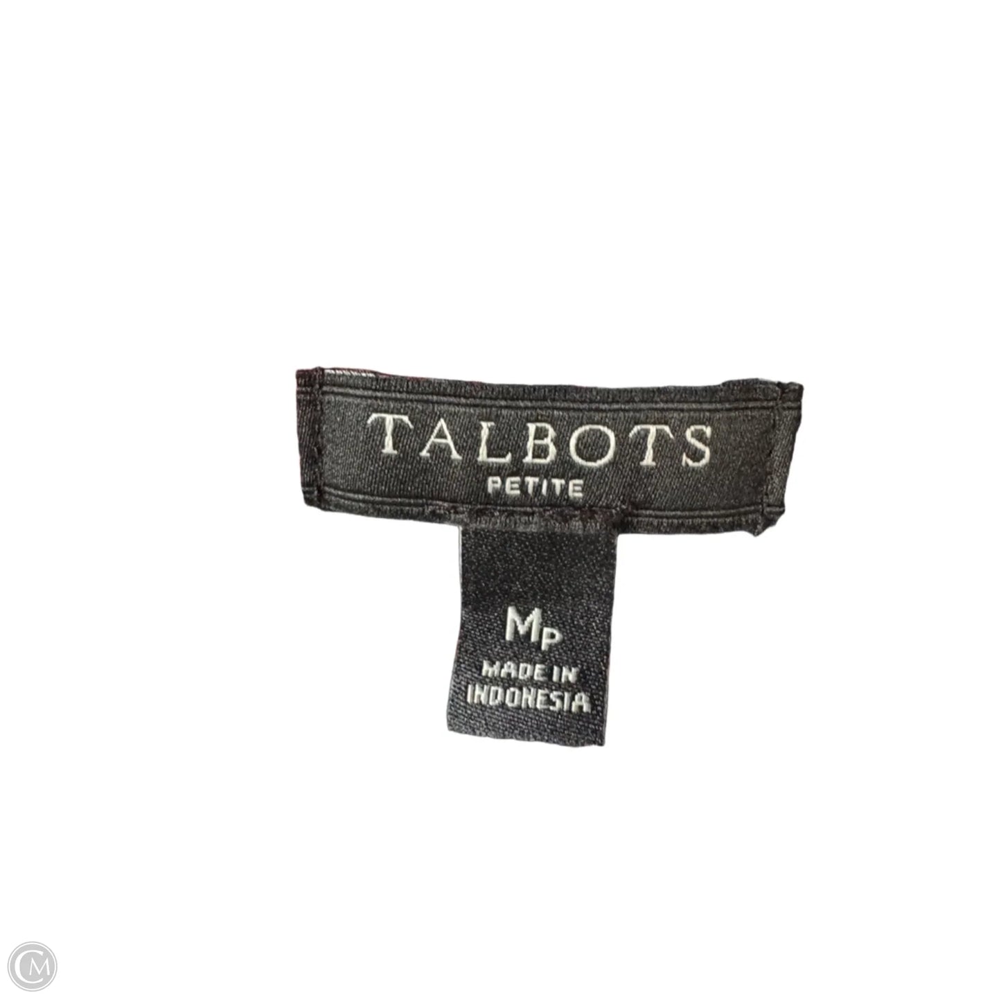 Top Long Sleeve By Talbots In Blue & Red & White, Size: Mp