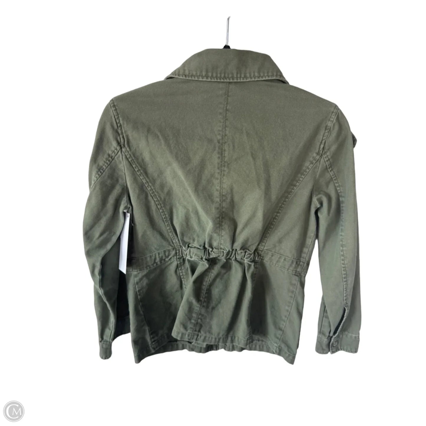Jacket Utility By Ambiance Apparel In Green, Size: L