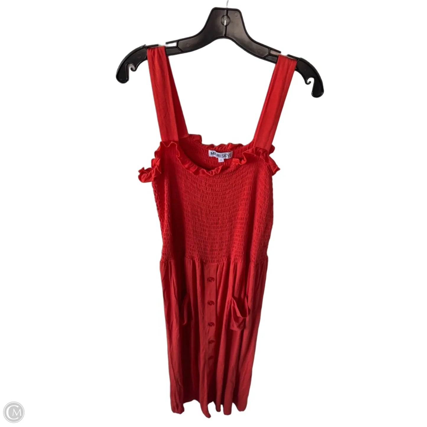 Dress Casual Maxi By Clothes Mentor In Orange, Size: 1X