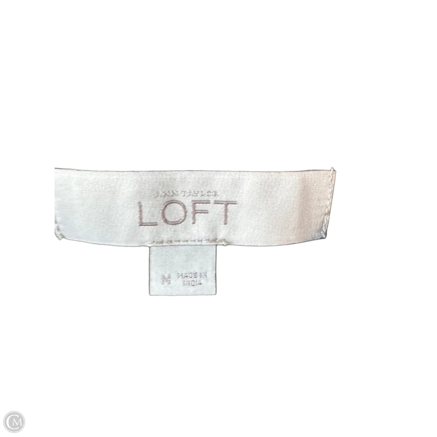 Dress Work By Loft In Green & Purple, Size: M