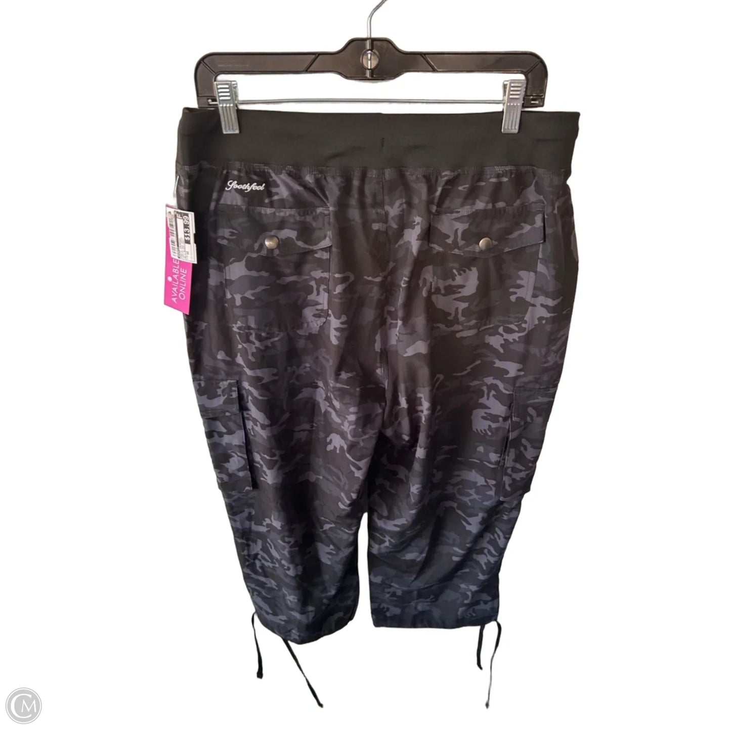 Pants Cropped By Popfit In Camouflage Print, Size: 12