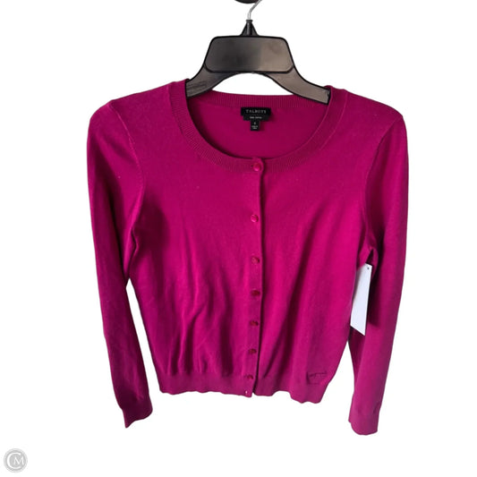 Sweater Cardigan By Talbots In Pink, Size: S