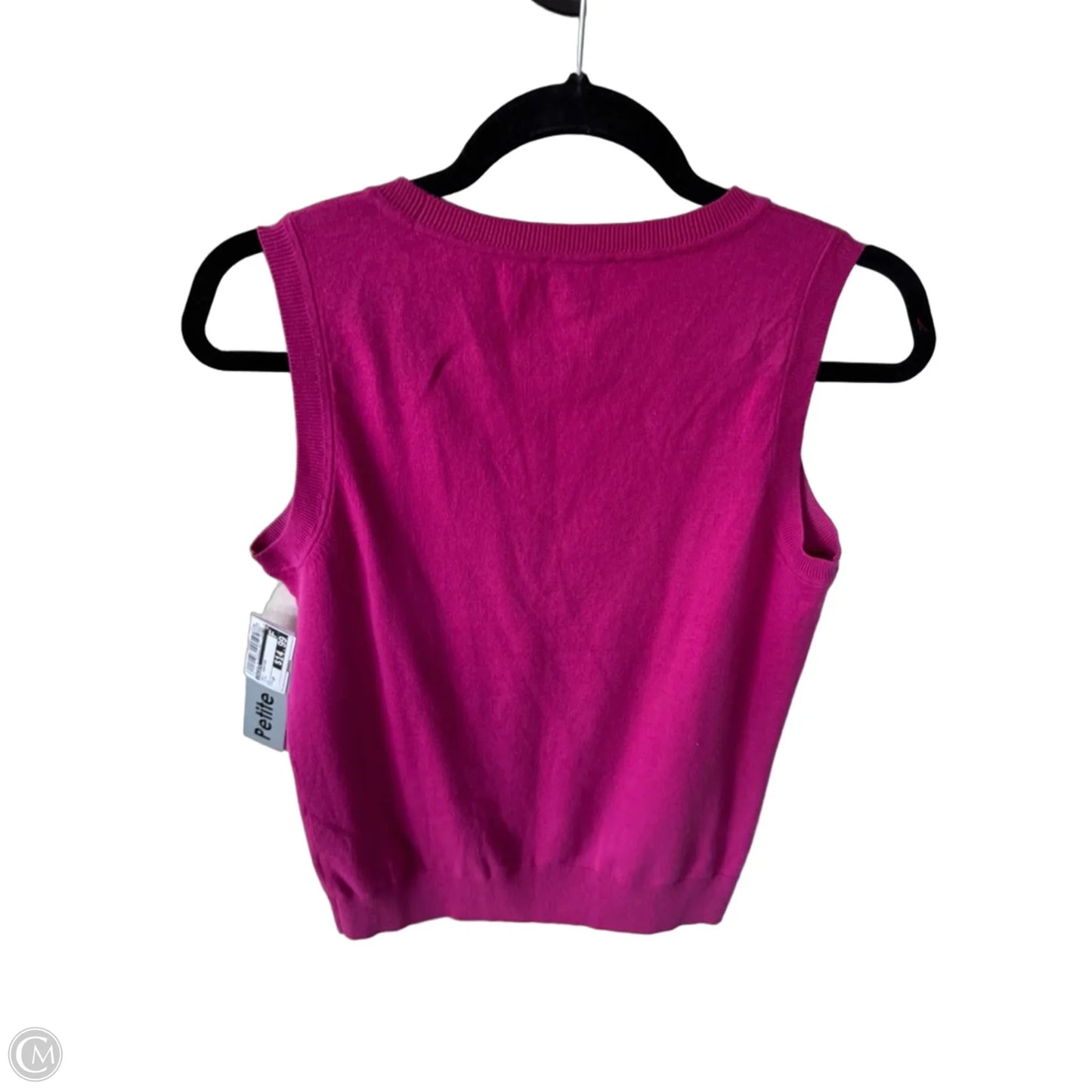 Vest Sweater By Talbots In Pink, Size: Sp