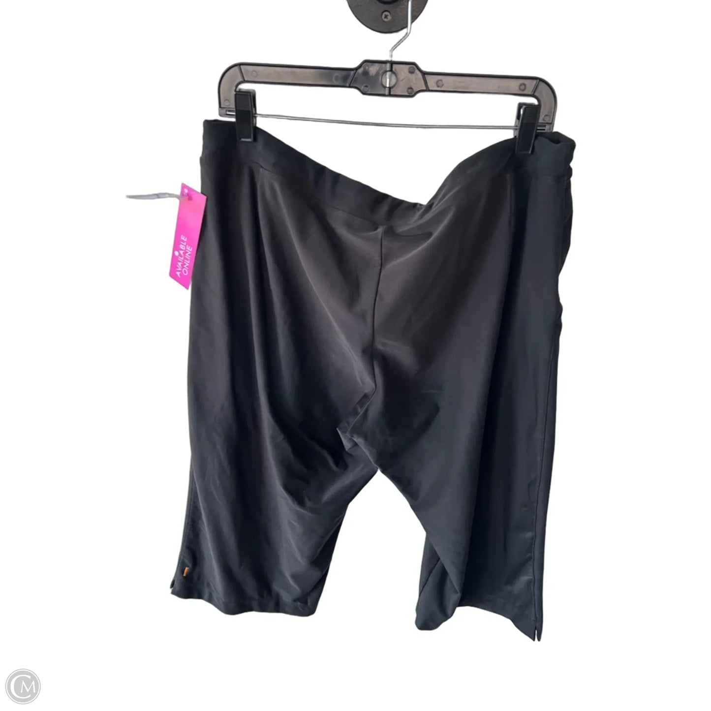 Athletic Capris By Lucy In Black, Size: Xl