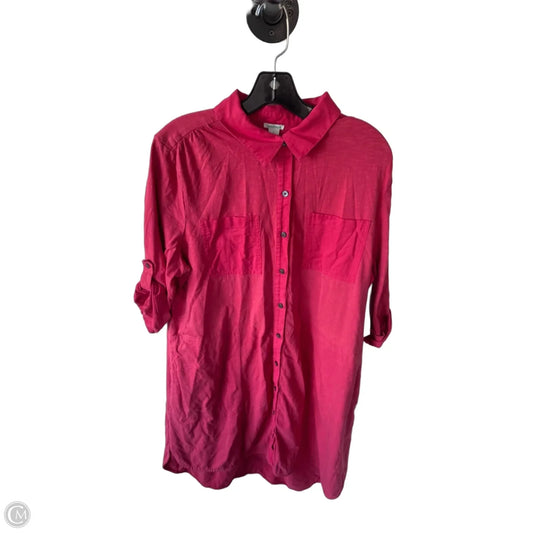 Dress Casual Midi By Sundance In Pink, Size: L