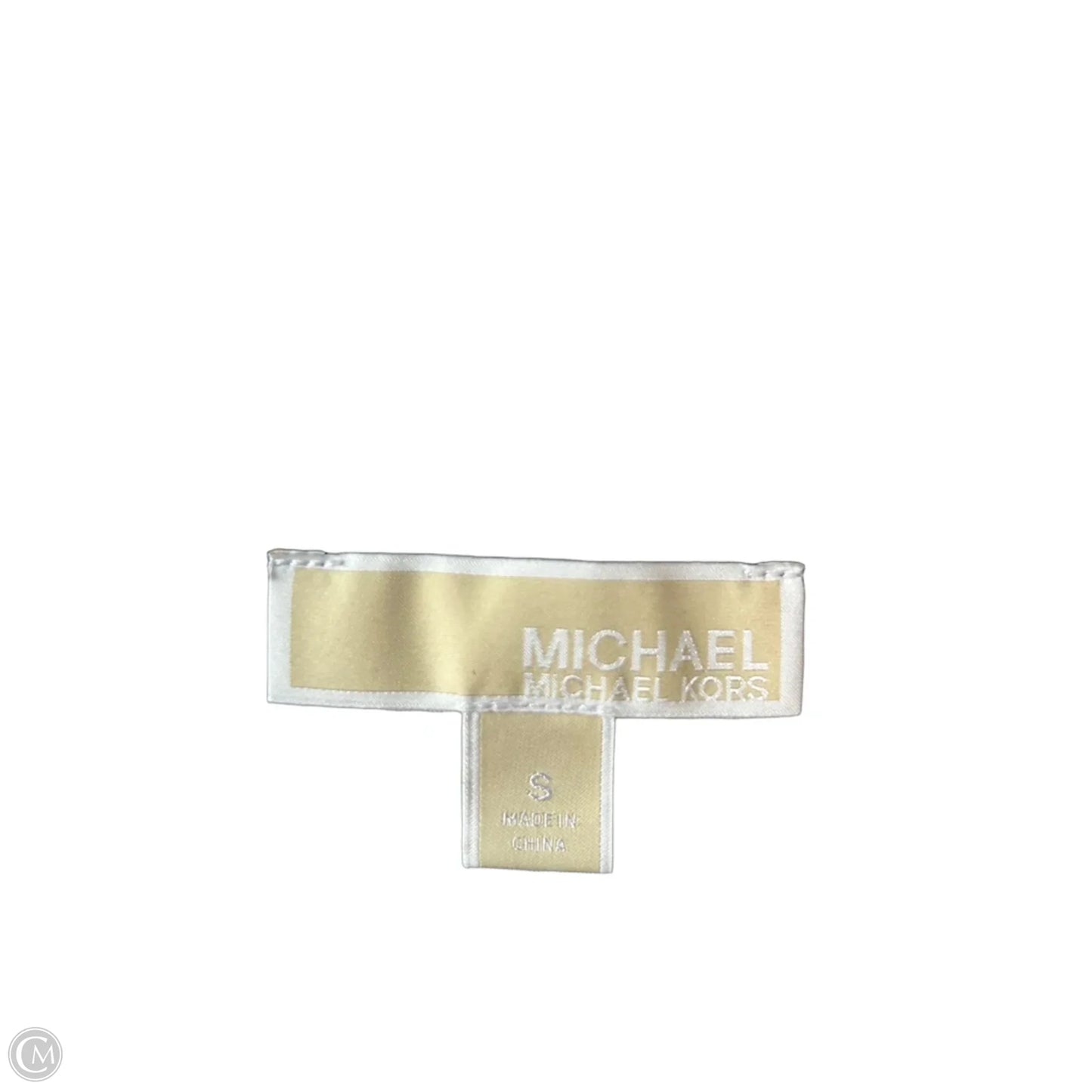 Top Short Sleeve By Michael By Michael Kors In Blue & White, Size: S