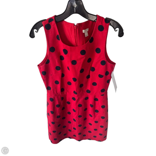 Dress Work By J. Crew In Blue & Red, Size: S