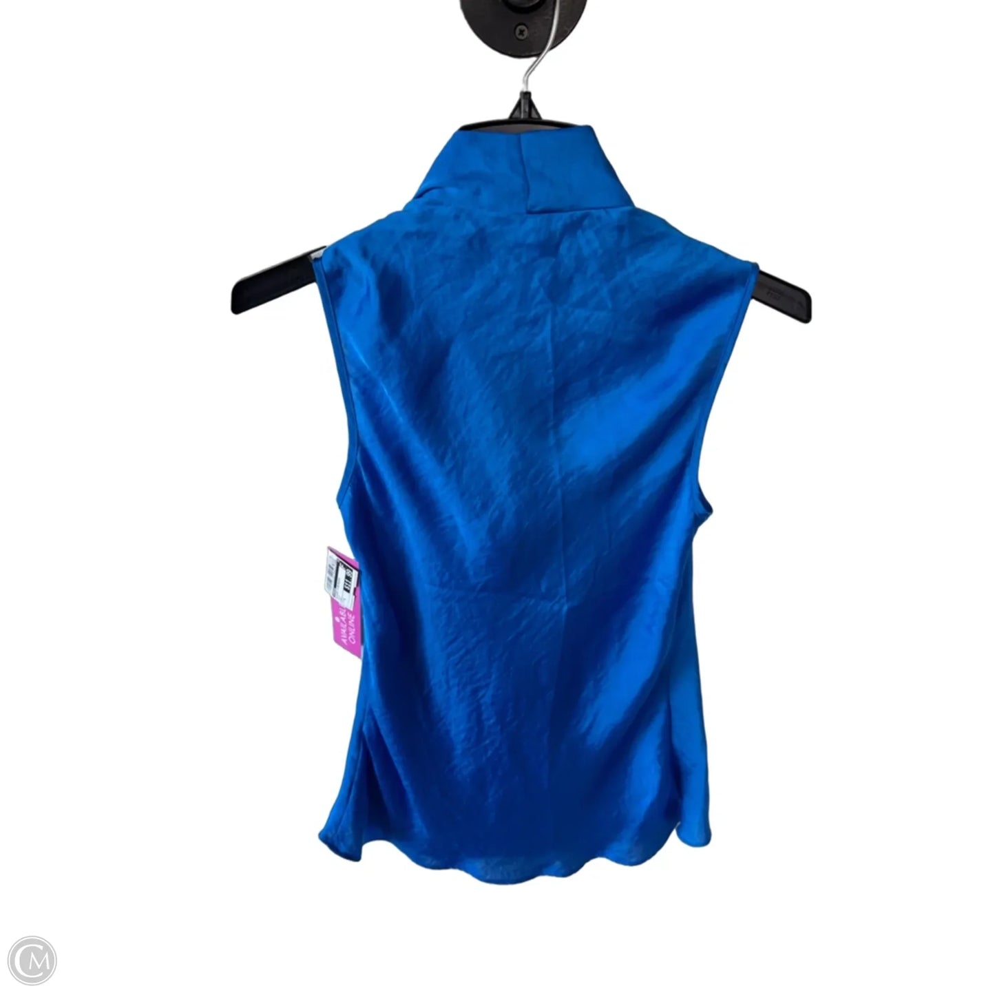 Blouse Sleeveless By Spense In Blue, Size: S