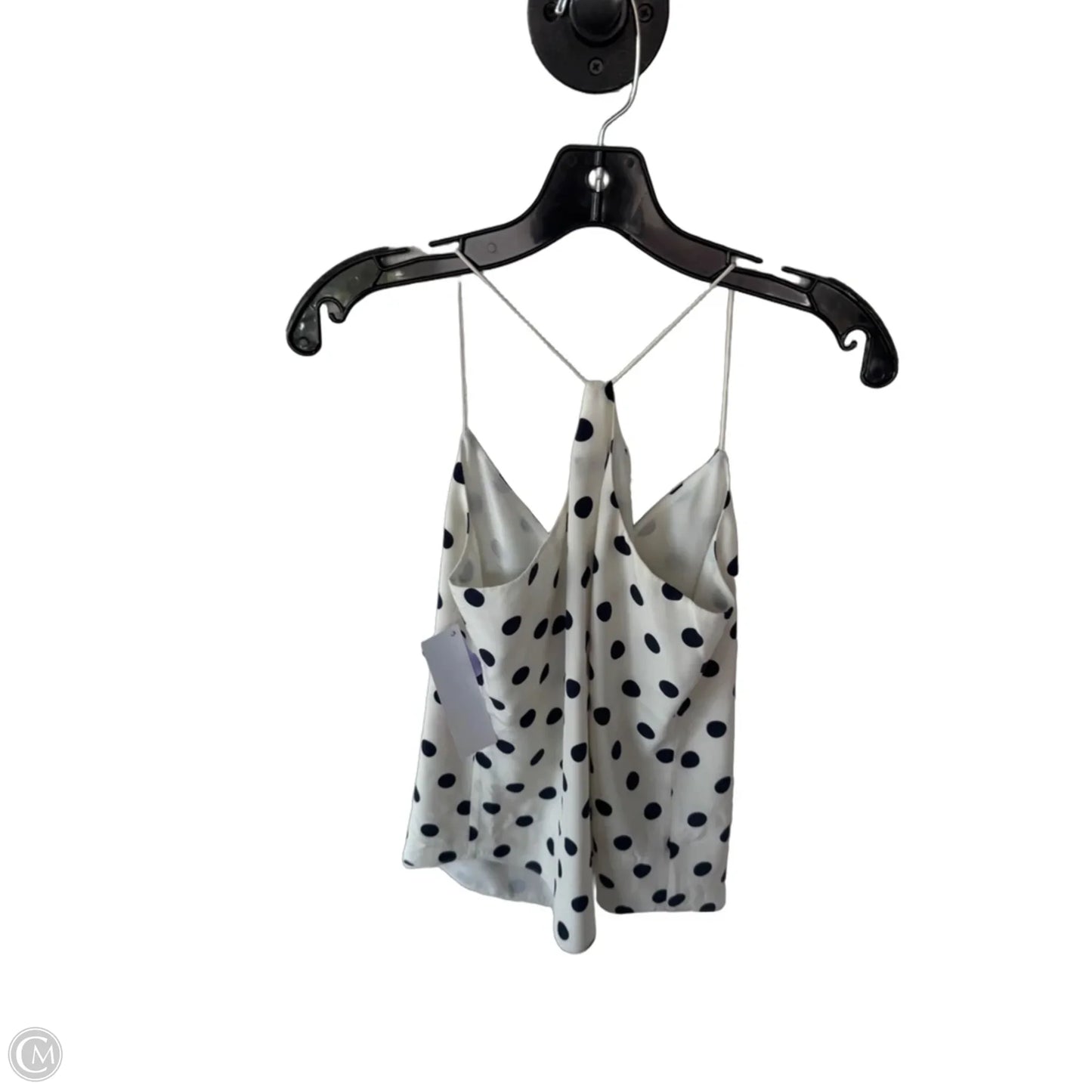 Blouse Sleeveless By J. Crew In Blue & White, Size: Xs