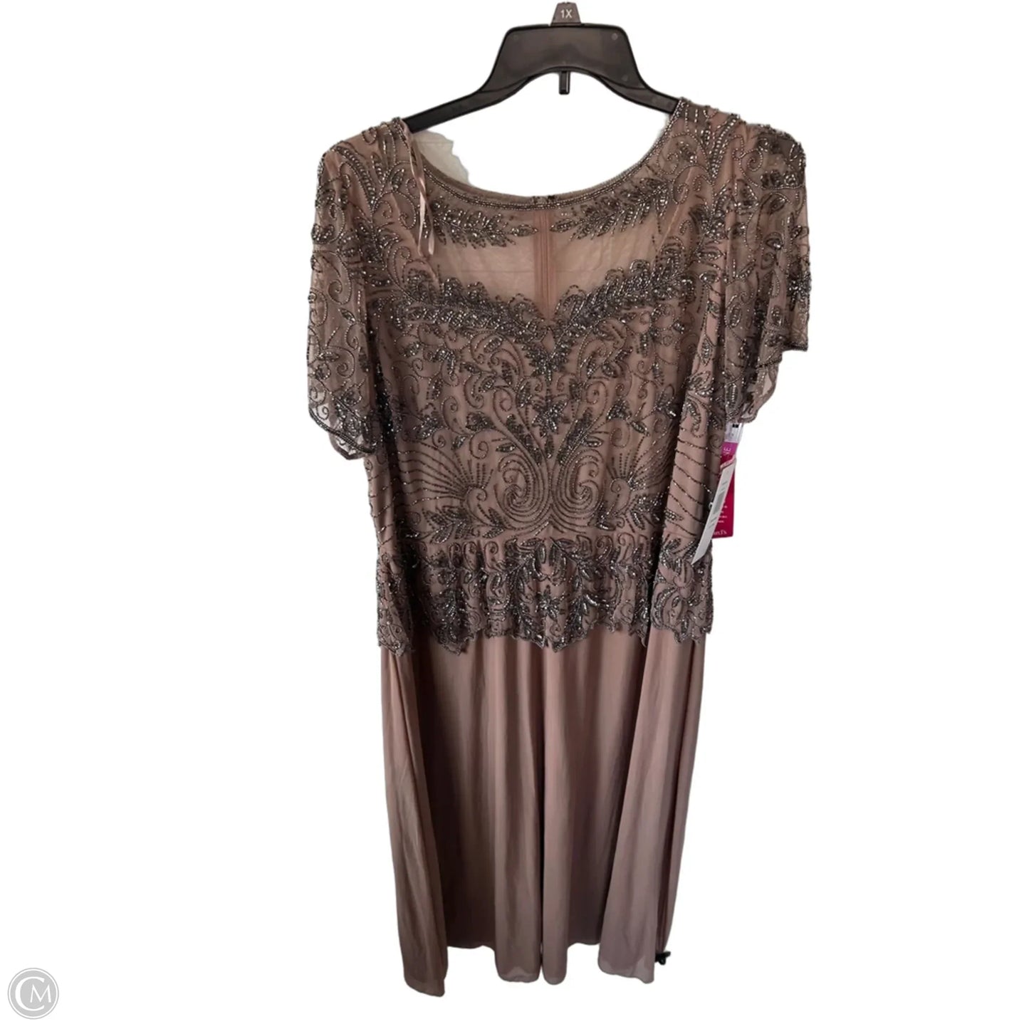 Dress Party Long By Cmb In Brown, Size: 1x