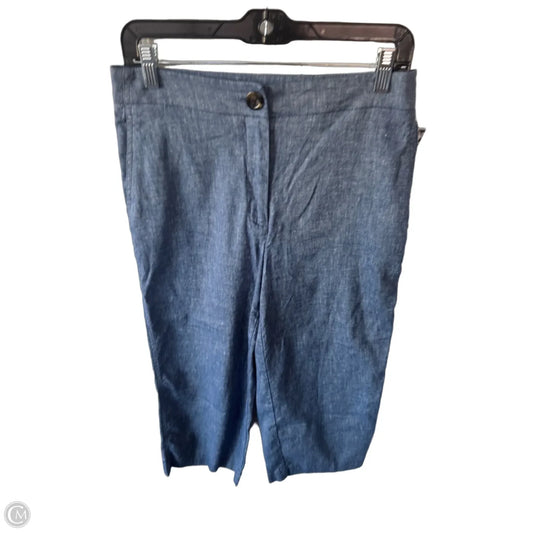 Pants Linen By Ann Taylor In Blue, Size: 6p