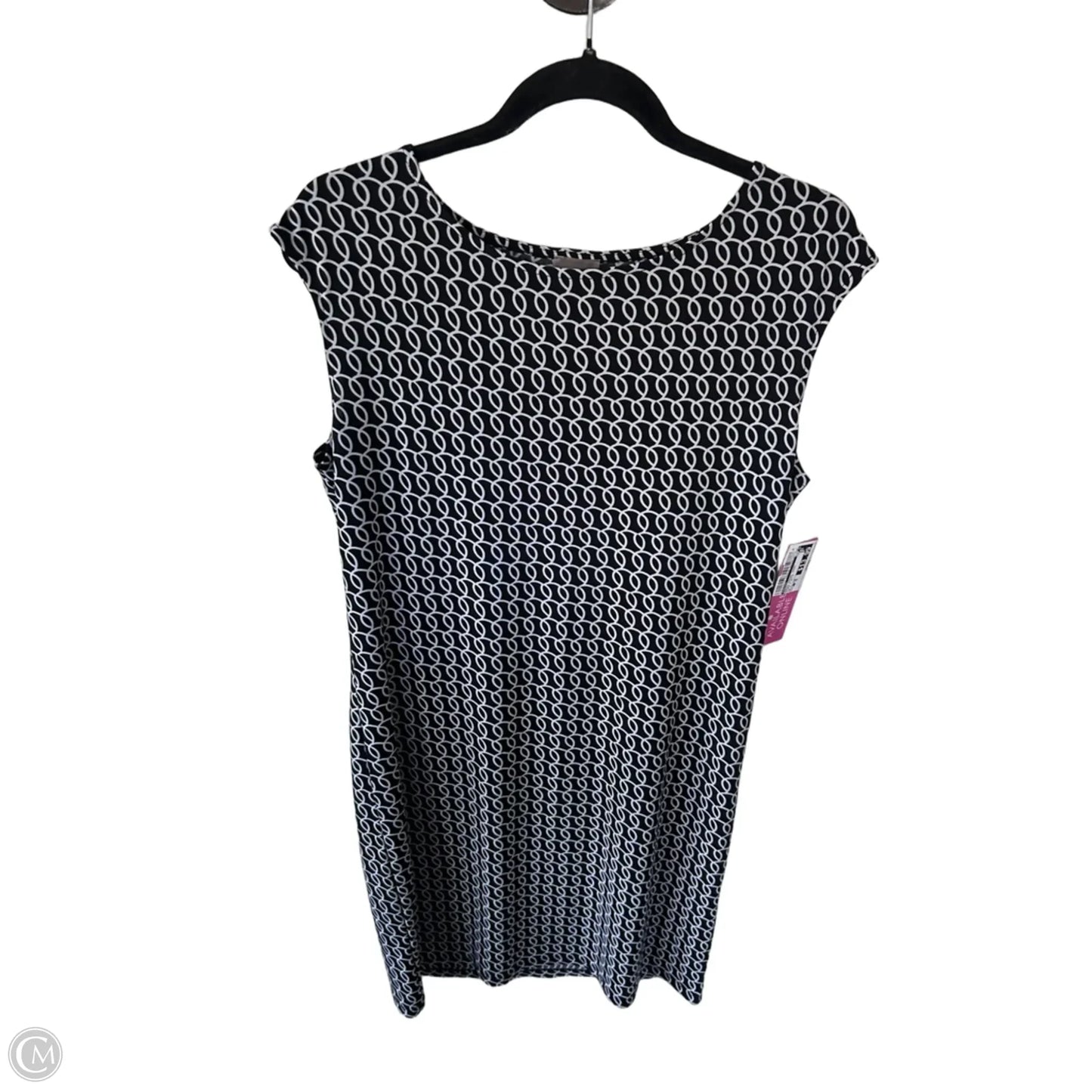 Dress Casual Short By Chicos In Black & White, Size: M