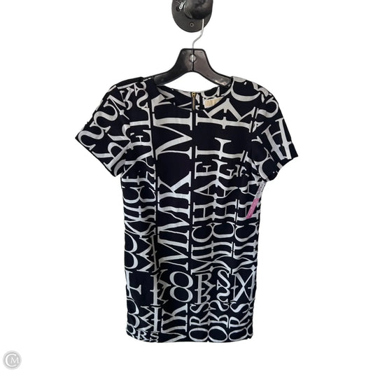 Dress Work By Michael By Michael Kors In Black & Cream, Size: Xs
