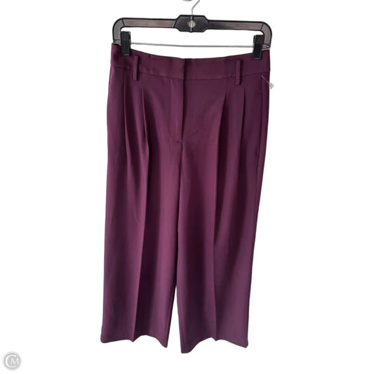 Pants Wide Leg By Ann Taylor In Maroon, Size: 2