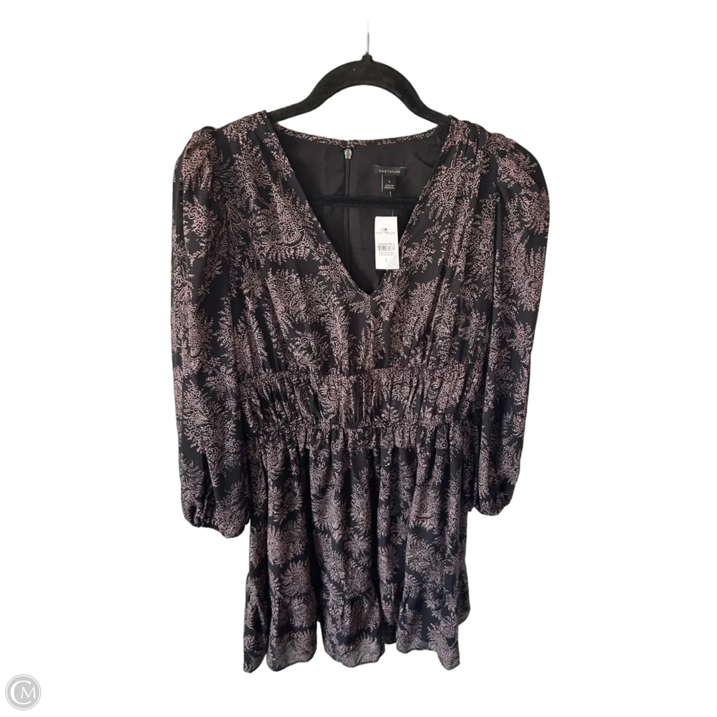 Dress Work By Ann Taylor In Black & Pink, Size: Xs