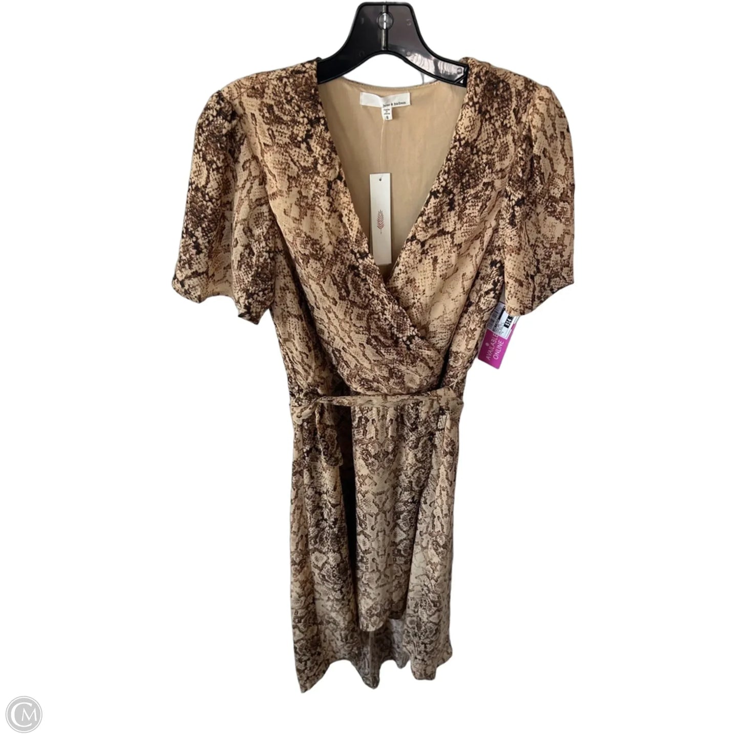 Dress Work By June & Hudson In Snakeskin Print, Size: S