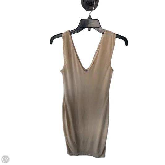 Dress Casual Midi By Afrm In Tan, Size: S