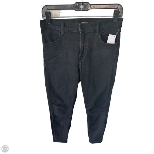 Jeans Skinny By J Brand In Black Denim, Size: 6