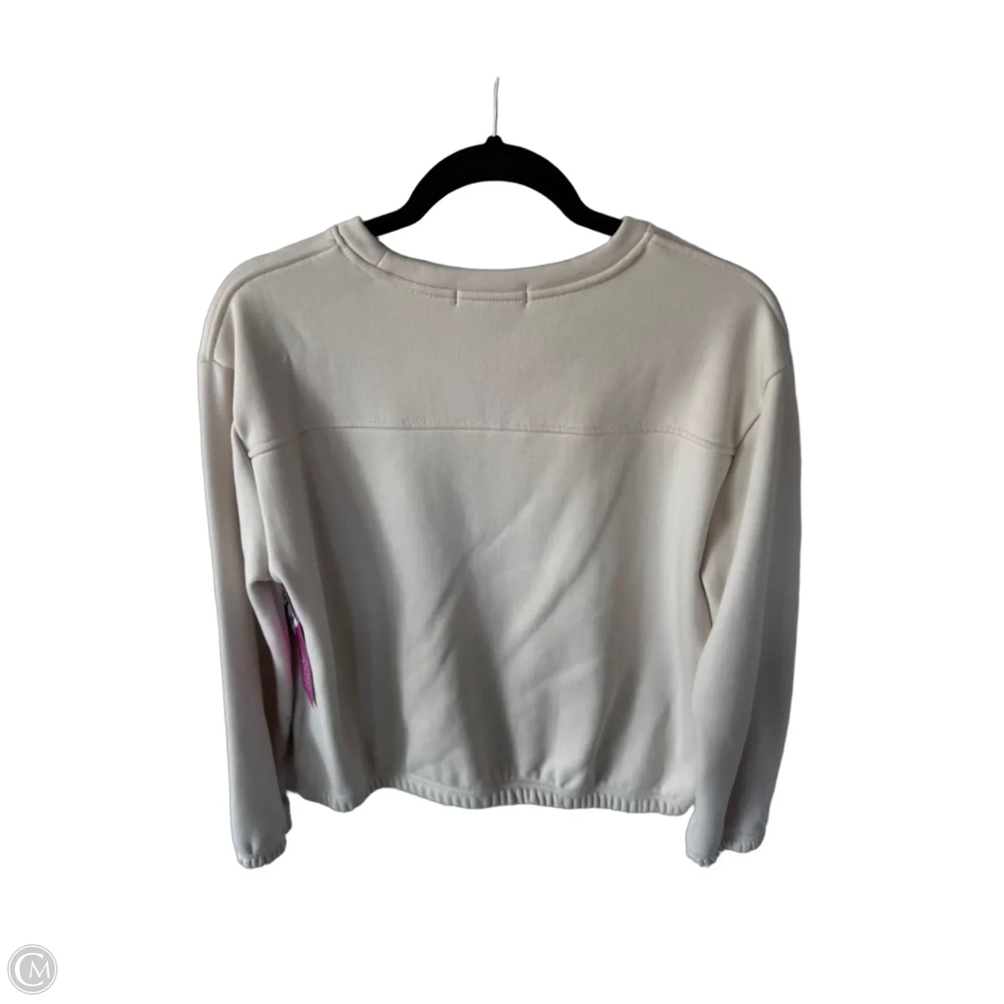 Sweatshirt Crewneck By Banana Republic In Cream, Size: S