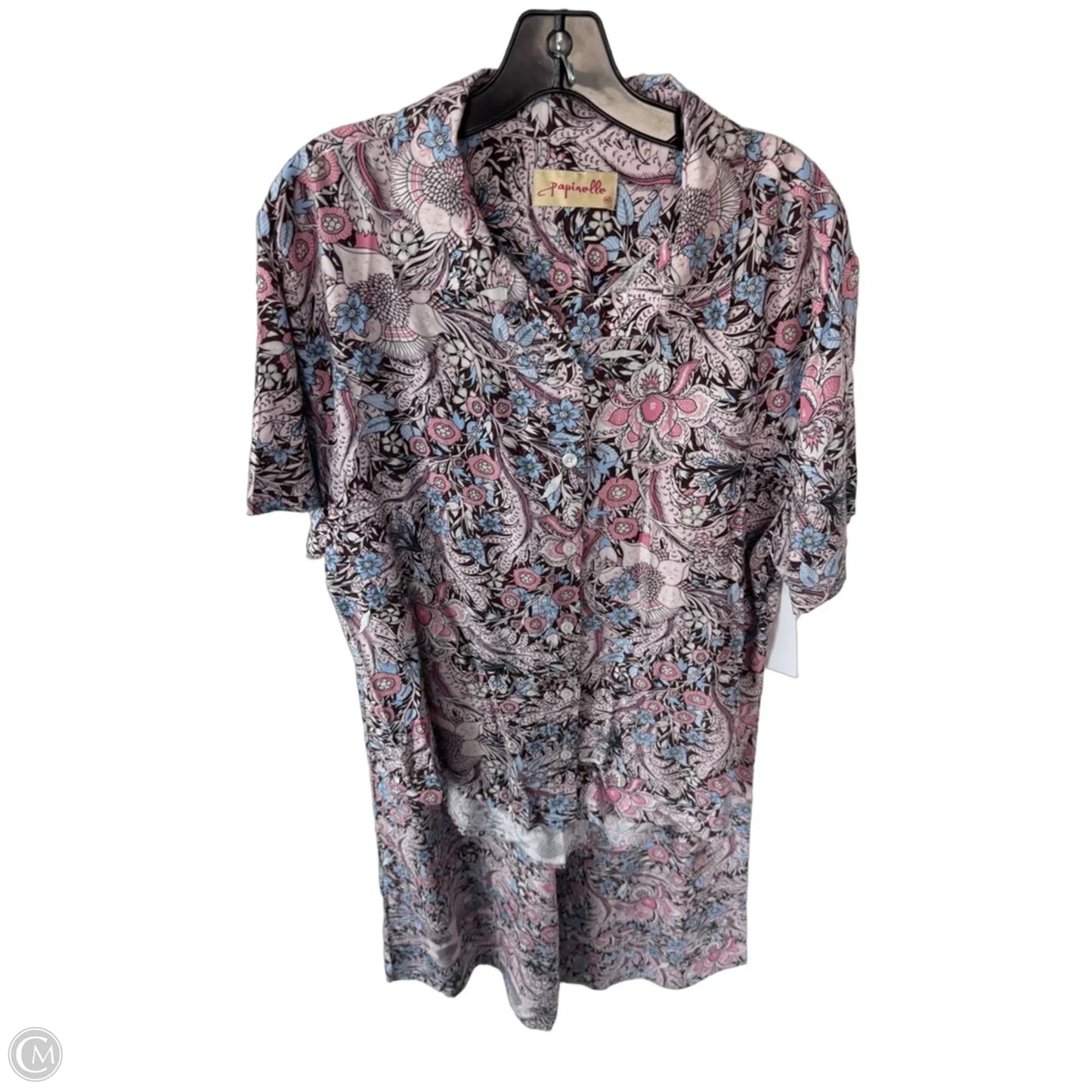 Pajamas 2pc By Clothes Mentor In Brown & Pink, Size: M