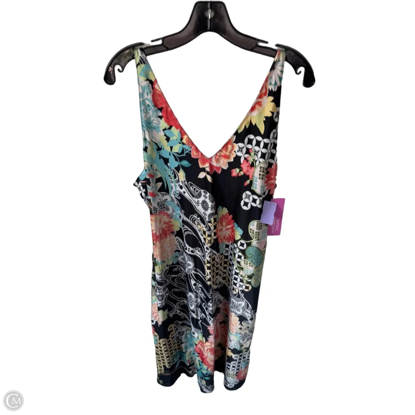 Nightgown By Natori In Black & Orange, Size: L