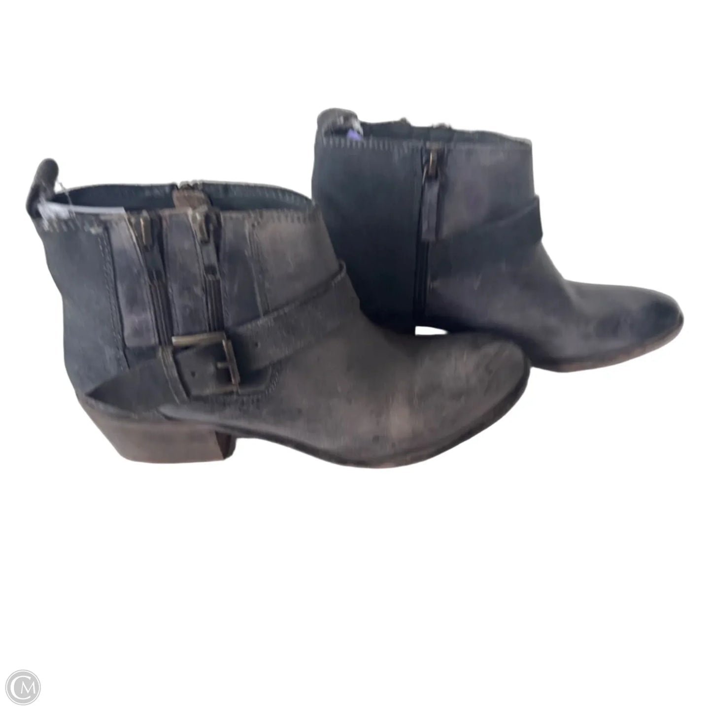 Boots Ankle Flats By Bed Stu In Grey, Size: 9.5