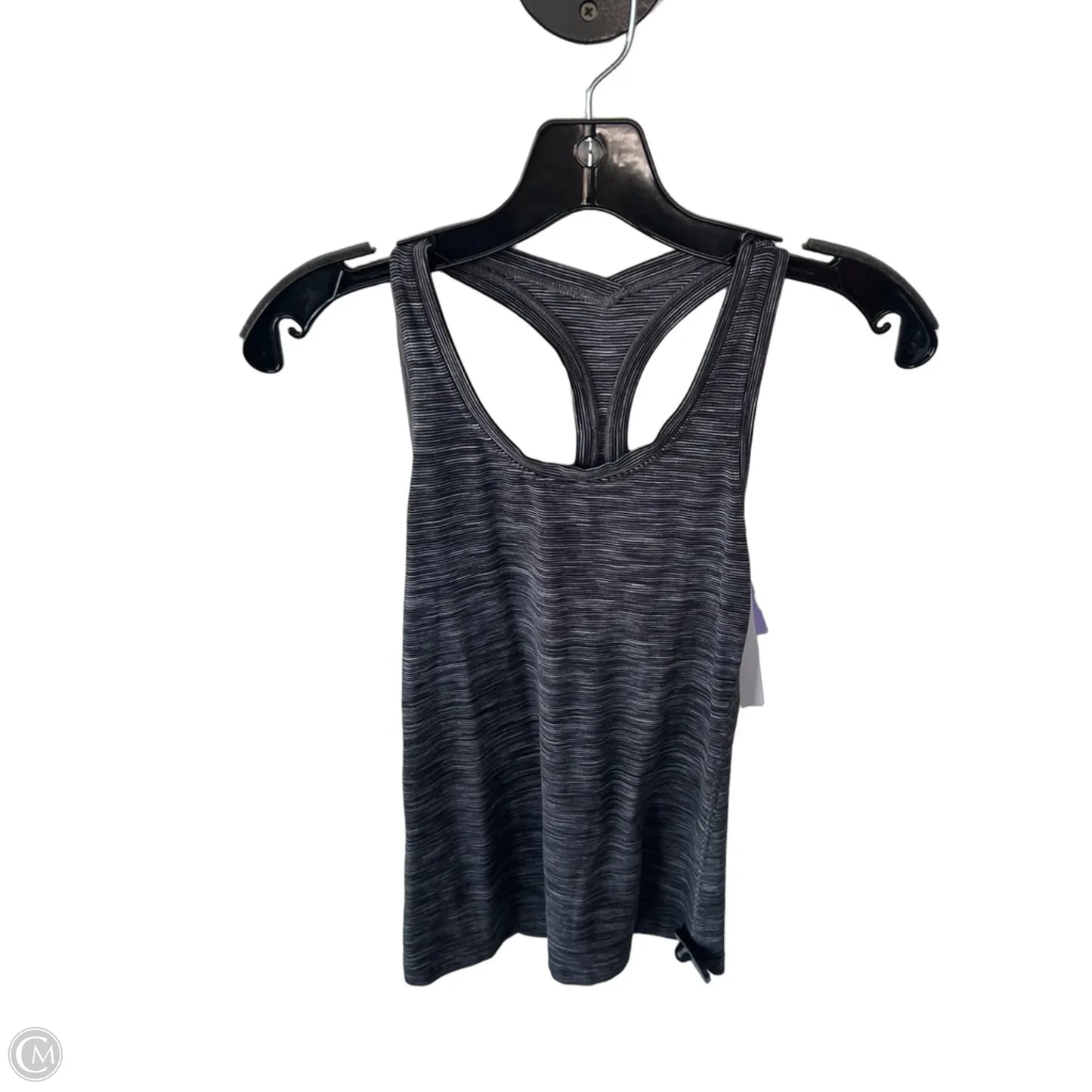 Athletic Tank Top By Lululemon In Black & White, Size: S