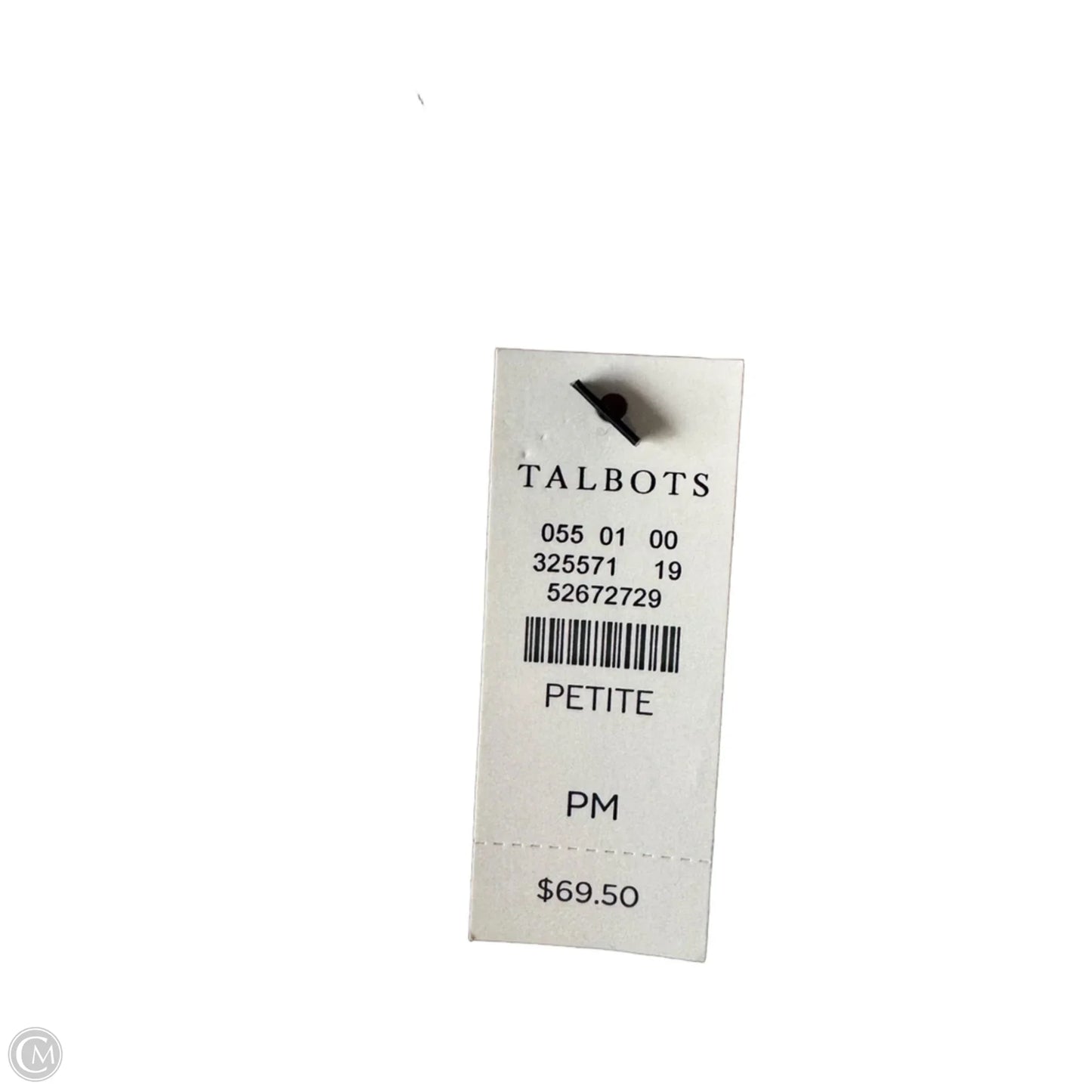 Blouse Long Sleeve By Talbots In Blue, Size: Mp