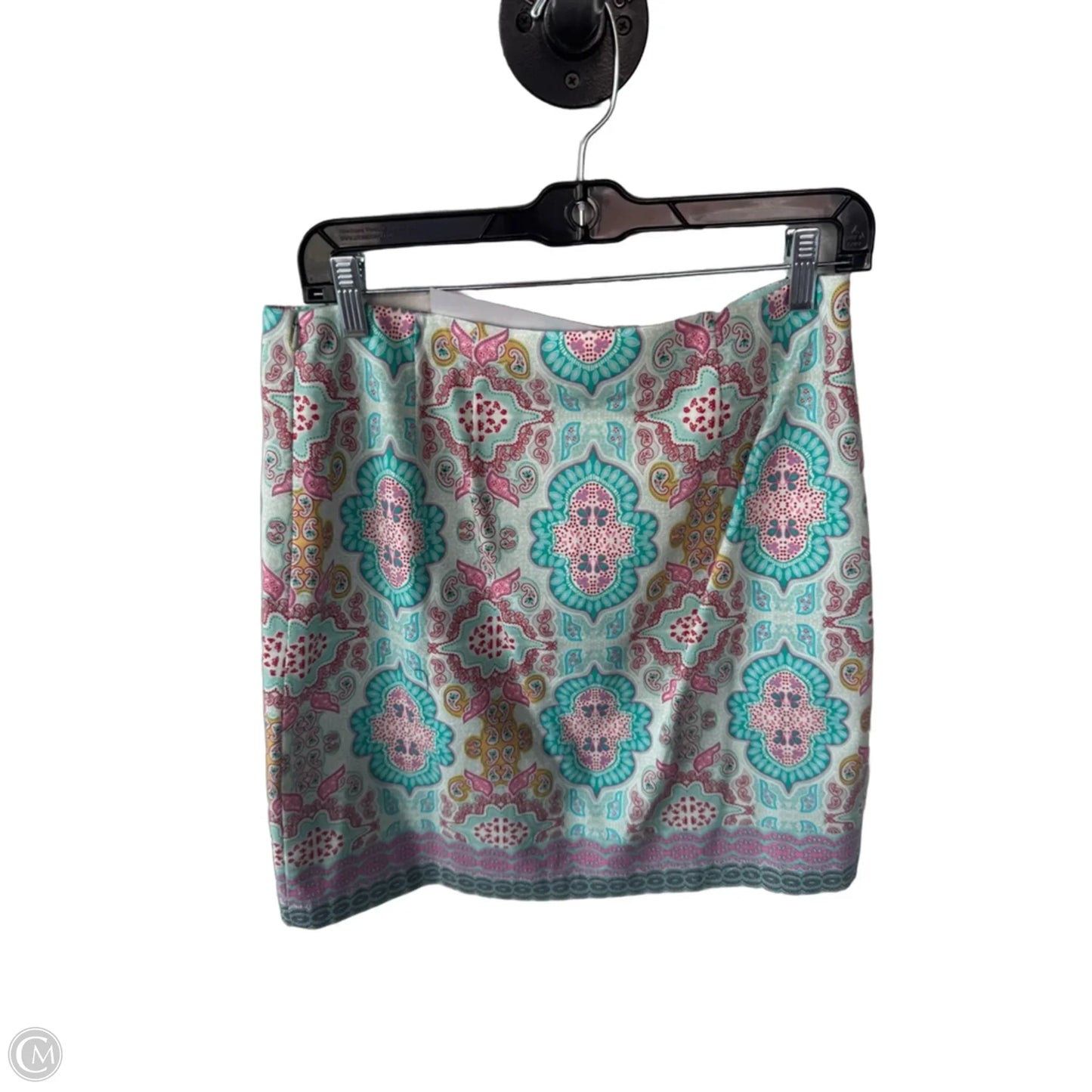 Skirt Mini & Short By Talbots In Green & Pink, Size: 4