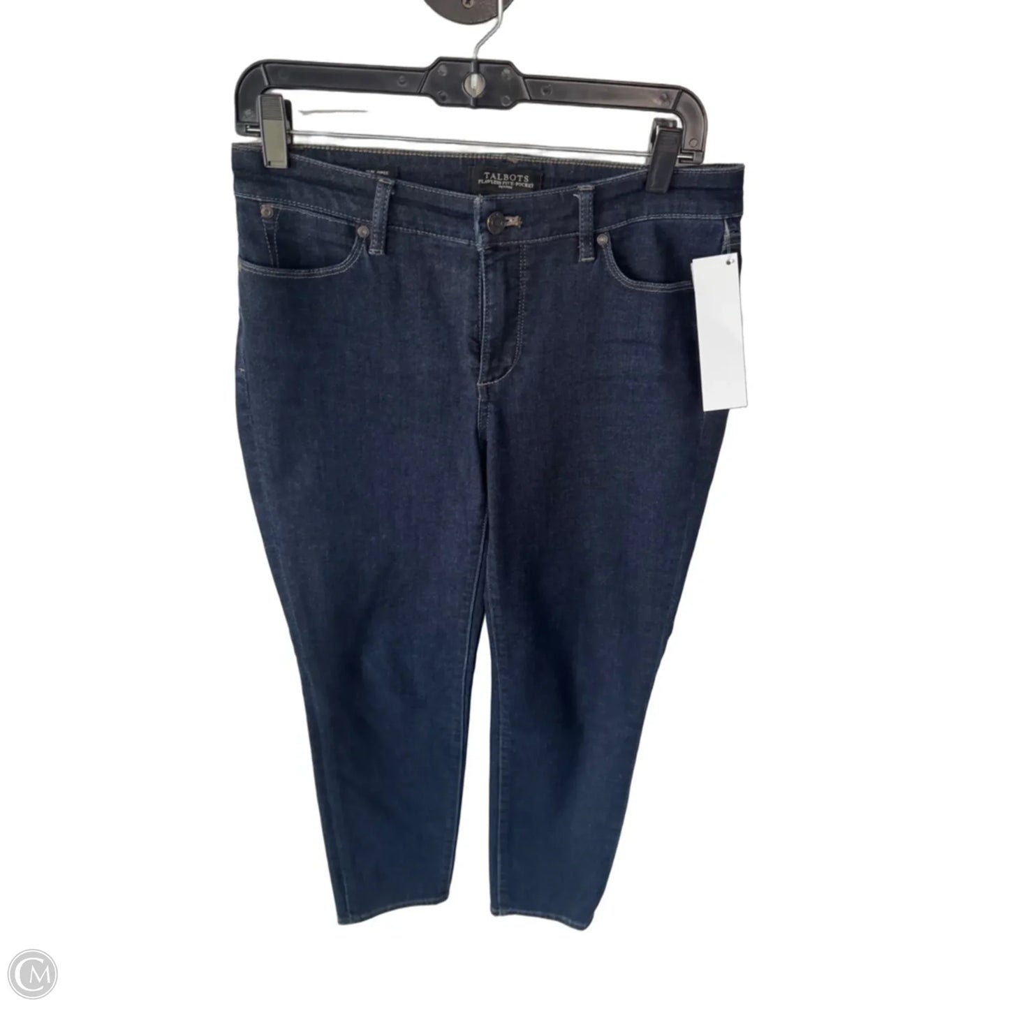 Jeans Skinny By Talbots In Blue Denim, Size: 6p