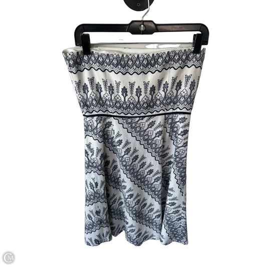 Dress Party Short By Loft In Blue & White, Size: Sp